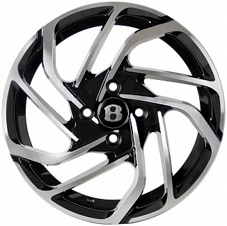 FF FBX104 7x15 4x100 ET35 Dia 73,1 (Black Machine Face) LOT1133_FBX104