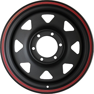 Steel A16 8x16 5x139,7 ET0 Dia 110,1 (Черный Матовый) JTA8160513971101BM
