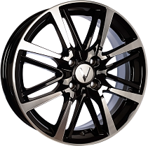 Вектор B215 6x16 4x100 ET37 Dia 60,1 (Алмаз Черный) 21501AB