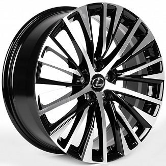 Replica Lexus IVF-952-SM184 8x19 5x114,3 ET35 Dia 60,1 (Чёрный Глянцевый) VL81838
