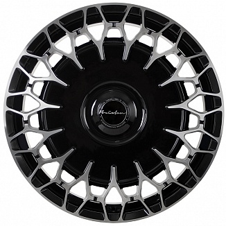 FF KF54 7x17 5x100 ET40 Dia 73,1 (Black Polish) LOT1279_KF54