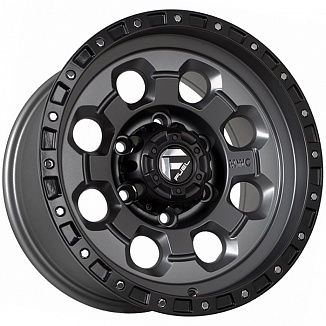 FF Q820 8x15 6x139,7 ET0 Dia 110,1 (Matt Gunmetal with Matt Black) LOT1240_Q820