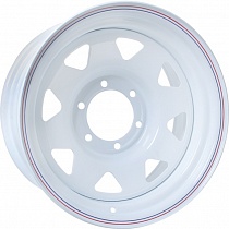 Grizzly SW01 7x16 5x139,7 ET0 Dia 108,5 (Shinning White With Red and Bl) LOT1558_SW01