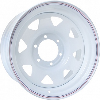 Grizzly SW01 7x16 5x139,7 ET0 Dia 108,5 (Shinning White With Red and Bl) LOT1558_SW01