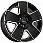 Kipardo KF61 7,5x17 5x100 ET40 Dia 73,1 (Gloss Black Machined Face) LOT1701_KF61