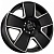 Kipardo KF61 7,5x17 5x100 ET40 Dia 73,1 (Gloss Black Machined Face) LOT1701_KF61
