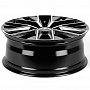Replica Lexus IVF-3219-SM199 8x20 6x139,7 ET55 Dia 95,1 (Чёрный Глянцевый) VL81887