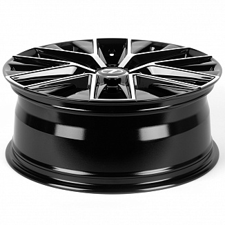 Replica Lexus IVF-3219-SM199 8x20 6x139,7 ET55 Dia 95,1 (Чёрный Глянцевый) VL81887