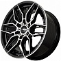 Kipardo KF66 8,5x18 6x139,7 ET15 Dia 108,1 (Black Machined Face) LOT1666_KF66