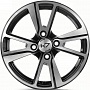 K7 K-27 5,5x14 4x98 ET35 Dia 58,5 (Алмаз Черный) 2730AK