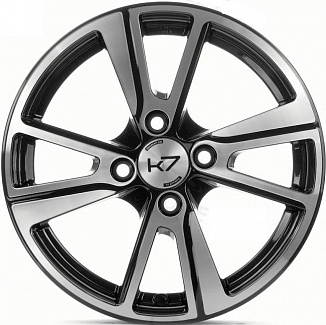 K7 K-27 5,5x14 4x98 ET35 Dia 58,5 (Алмаз Черный) 2730AK