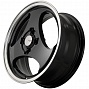 FF R020 6x15 4x100 ET35 Dia 73,1 (Gloss Black with Lip Polish) LOT1687_R020