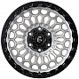 FF KF5357 8,5x17 6x139,7 ET0 Dia 106,1 (Silver With Black Lip) LOT1251_KF5357