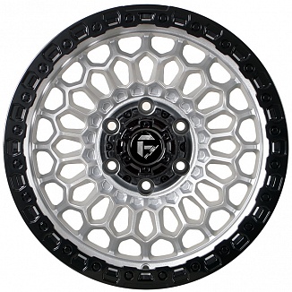 FF KF5357 8,5x17 6x139,7 ET0 Dia 106,1 (Silver With Black Lip) LOT1251_KF5357