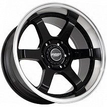 FF JT089 9x18 6x139,7 ET0 Dia 106,1 (Black Machine Lip) LOT1175