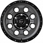 FF Q820 8x15 6x139,7 ET0 Dia 110,1 (Matt Gunmetal with Matt Black) LOT1240_Q820