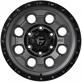 FF Q820 8x15 6x139,7 ET0 Dia 110,1 (Matt Gunmetal with Matt Black) LOT1240_Q820