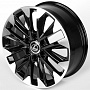 Replica Lexus IVF-3123-SF099 8x20 6x139,7 ET55 Dia 95,1 (Чёрный Глянцевый) VL81864