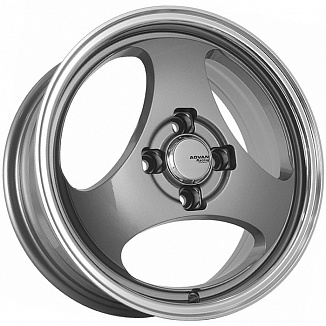 FF R020 6x15 4x100 ET35 Dia 73,1 (Gunmetal Lip Polish) LOT1690_R020