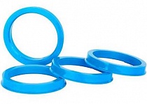 Комплект центровочных колец 73,1-60,1 (Голубой)