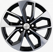 Khomen Wheels KHW1703 (ZV 17_Москвич 3) 7x17 5x108 ET40 Dia 54,1 (BLACK-FP) KHW105646