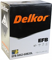 Delkor EFB M42 (60B20L) Start-Stop