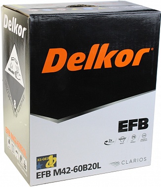 Delkor EFB M42 (60B20L) Start-Stop