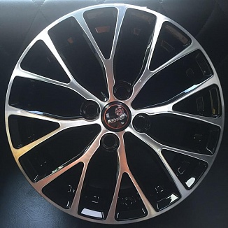 Вектор 112 Риорита 6x15 4x100 ET45 Dia 67,1 (Алмаз Черный) 11208AC