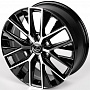 Replica Lexus IVF-3219-SM199 8x20 6x139,7 ET55 Dia 95,1 (Чёрный Глянцевый) VL81887
