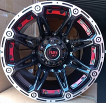 Replica 168 9x17 5x150 ET-40 Dia 110,5 (Blk Pol Red) 1689175150-401105BPRed